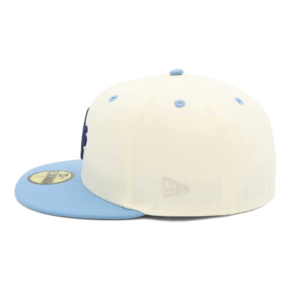 ニューエラ キャップ 59FIFTY SIDE PATCH 2-TONE OAKクローム/スカイ