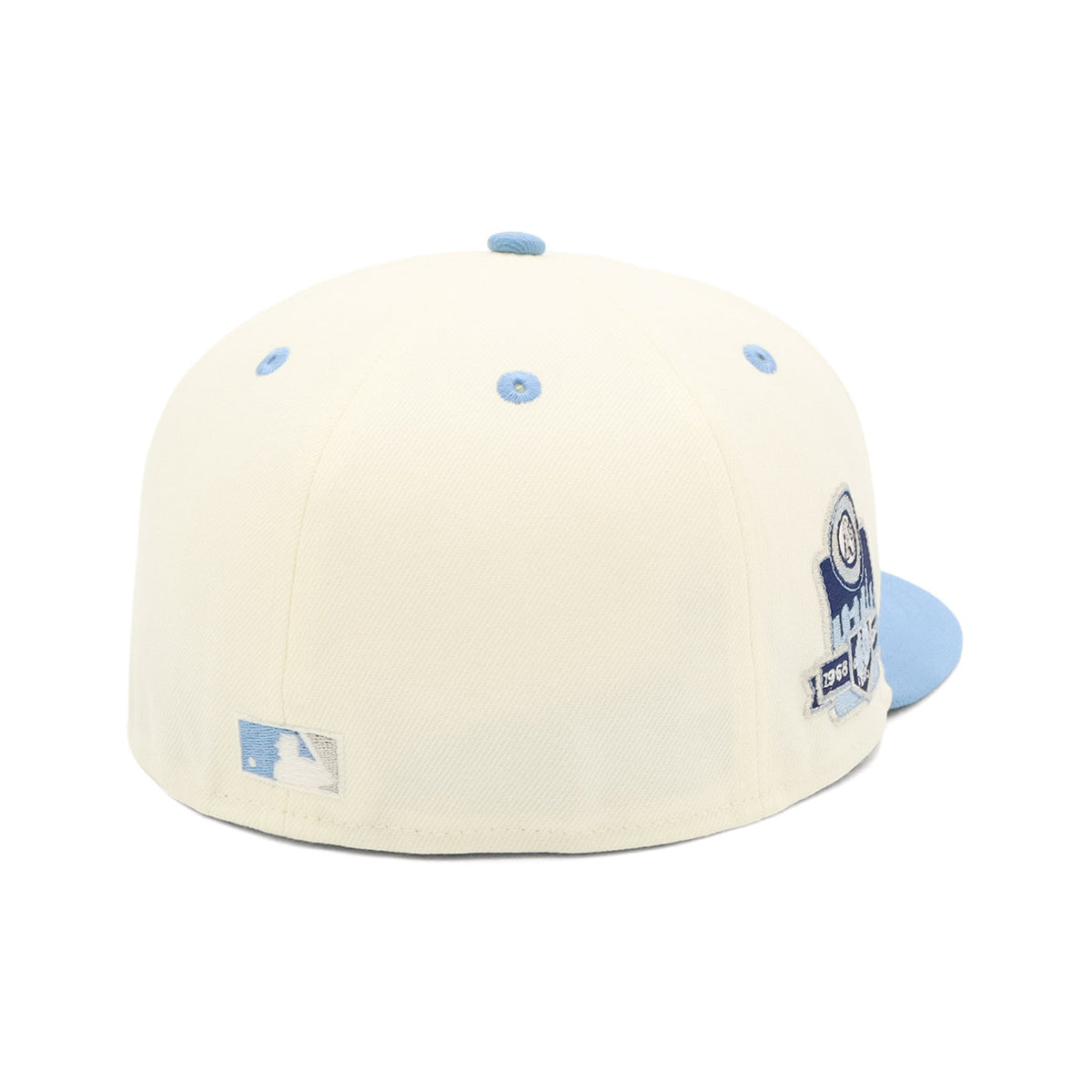 ニューエラ キャップ 59FIFTY SIDE PATCH 2-TONE OAKクローム/スカイ
