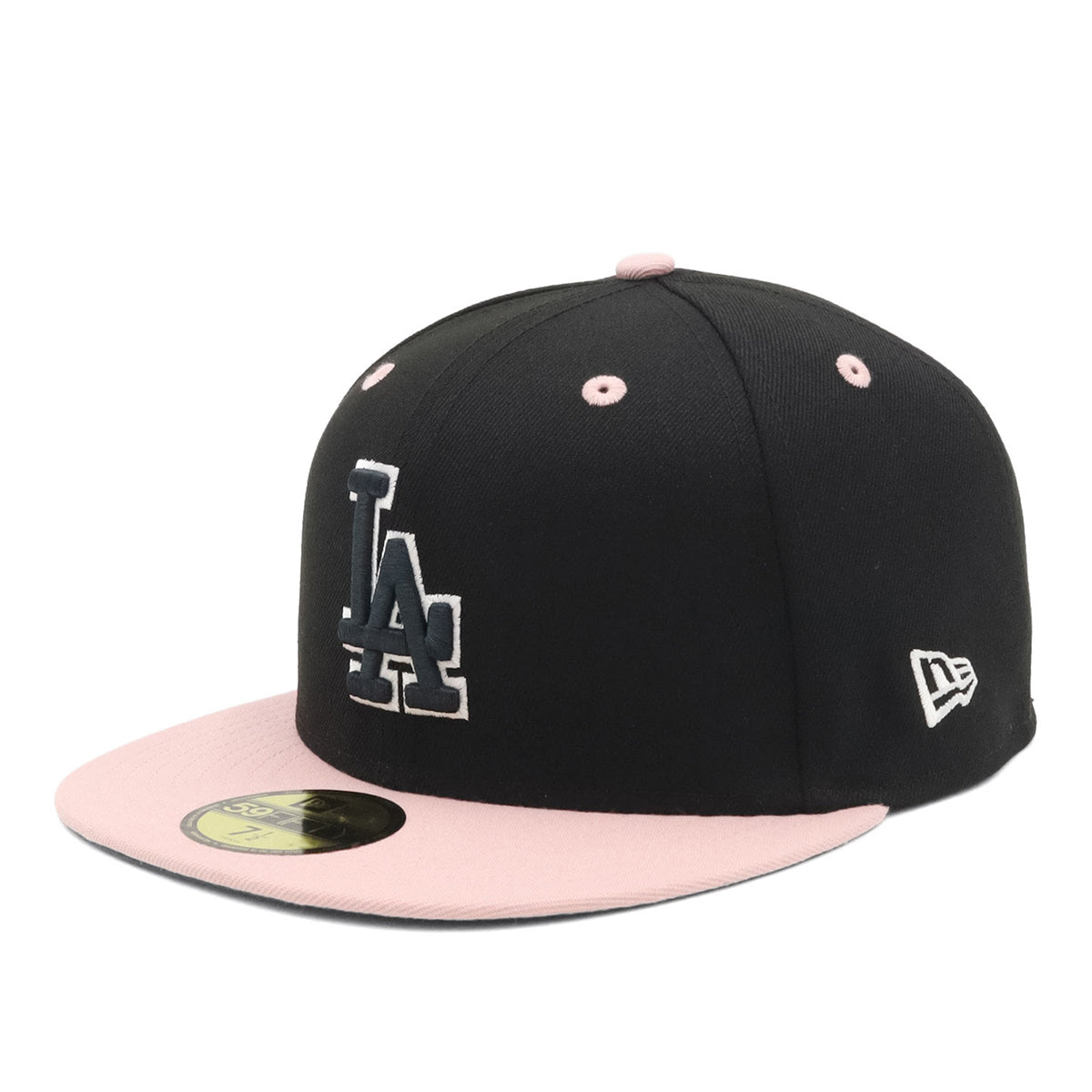 ニューエラ キャップ 59FIFTY 2-TONE UNDER VISOR LAブラック/ピンク