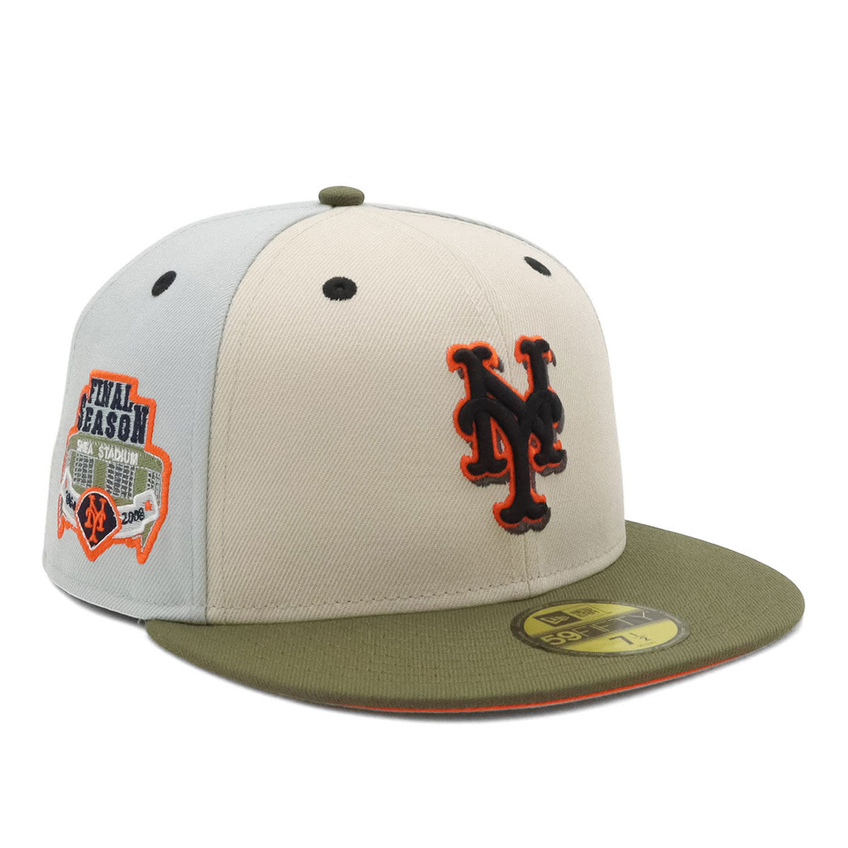 ニューエラ キャップ 59FIFTY SIDE PATCH UNDER VISOR NYMストーン/N