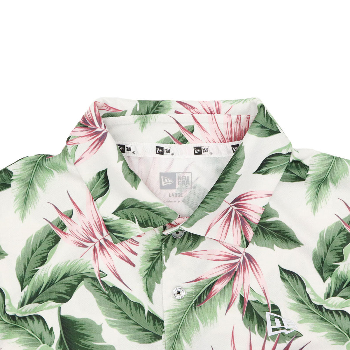 ニューエラ TECH POLO SHIRT SEASON GRAPHIC ホワイトボタニカル