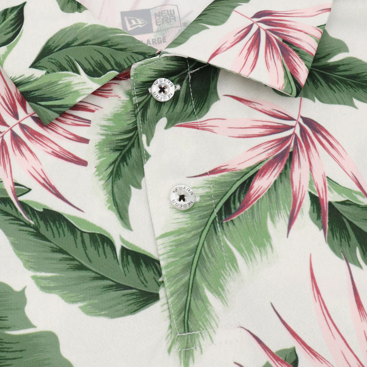 ニューエラ TECH POLO SHIRT SEASON GRAPHIC ホワイトボタニカル