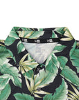 ニューエラ TECH POLO SHIRT SEASON GRAPHIC ブラックボタニカル