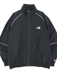 ニューエラ OVERSIZED PIPING TRACK JACKET BOX LOGO ブラック