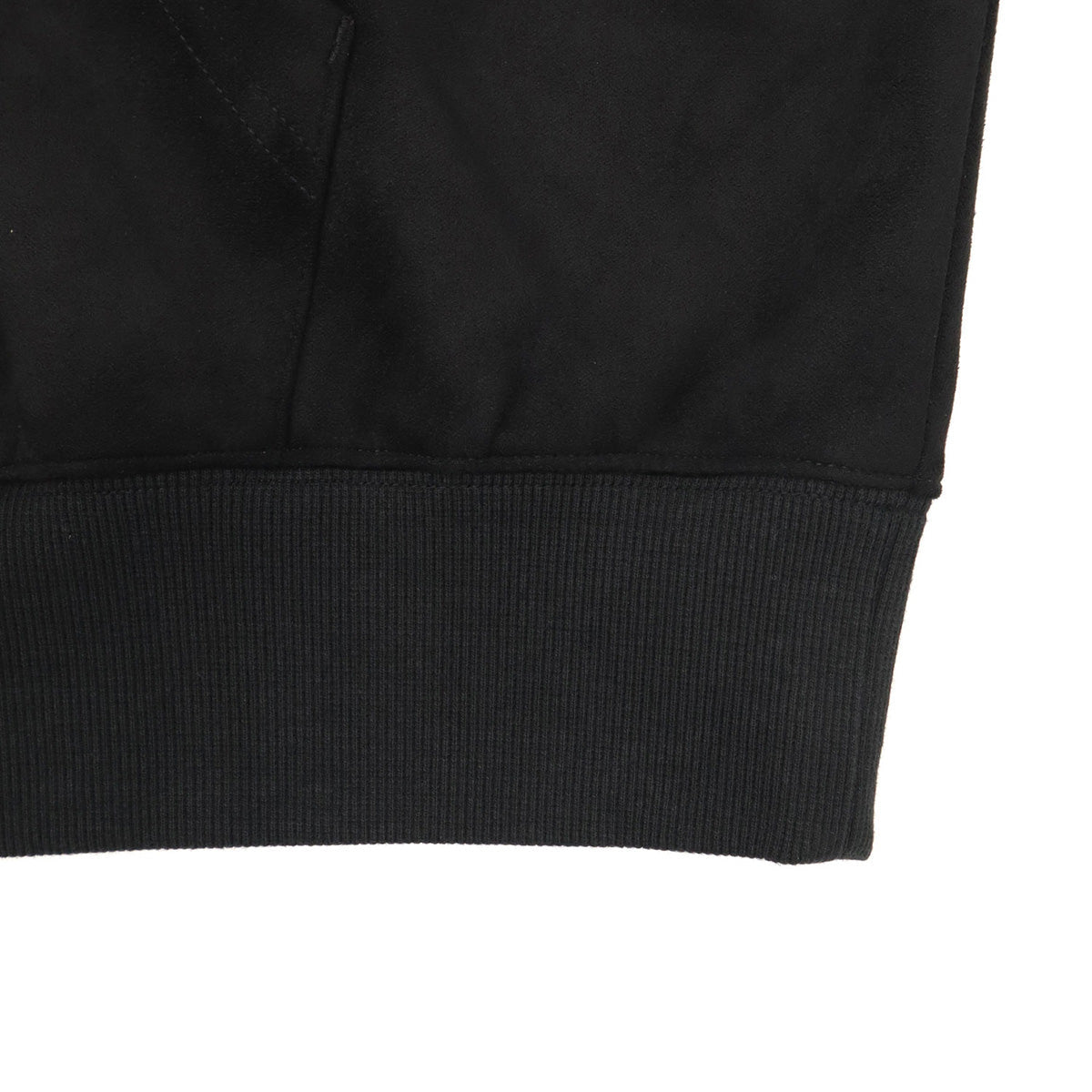 ニューエラ SUEDE PULLOVER HOODIE SCRIPT LOGO BOX LOGO LEATHER PATCH ブラック・ダークグレー