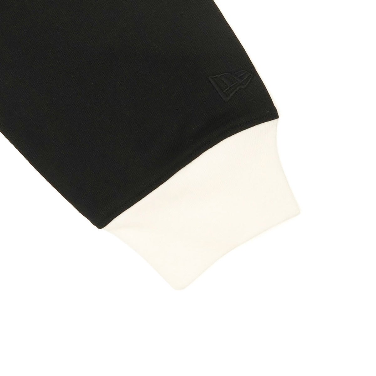 ニューエラ L/S RUGBY SHIRT 23 ブラック・ダークグリーン