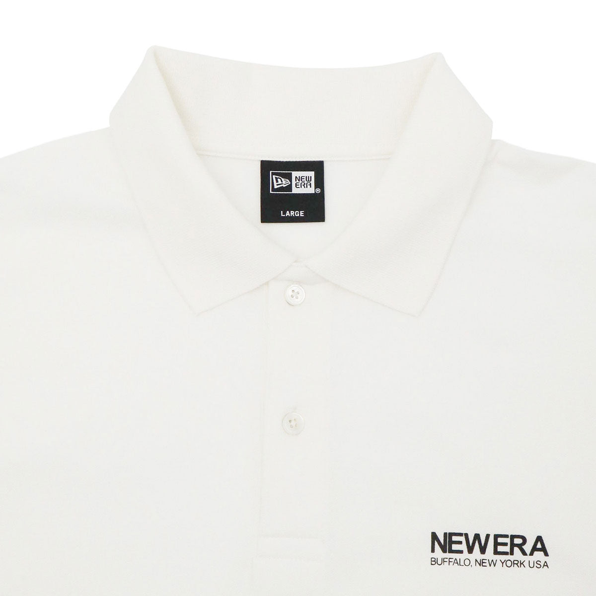 ニューエラ S/S OVERSIZED POLO SHIRT THE ORIGIN ホワイト