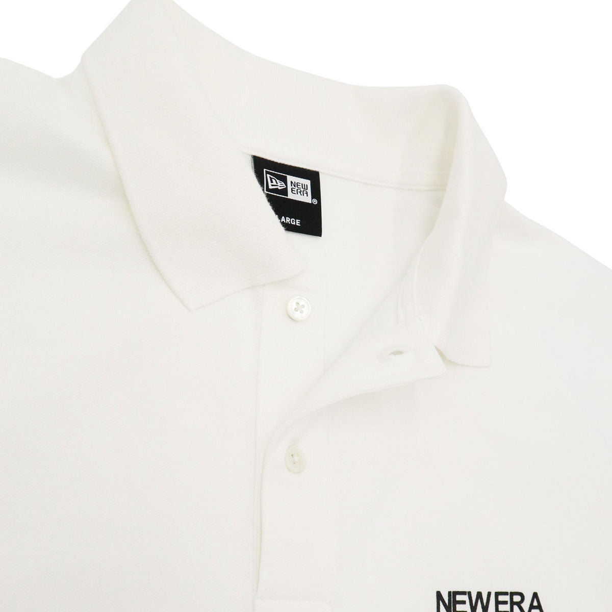 ニューエラ S/S OVERSIZED POLO SHIRT THE ORIGIN ホワイト
