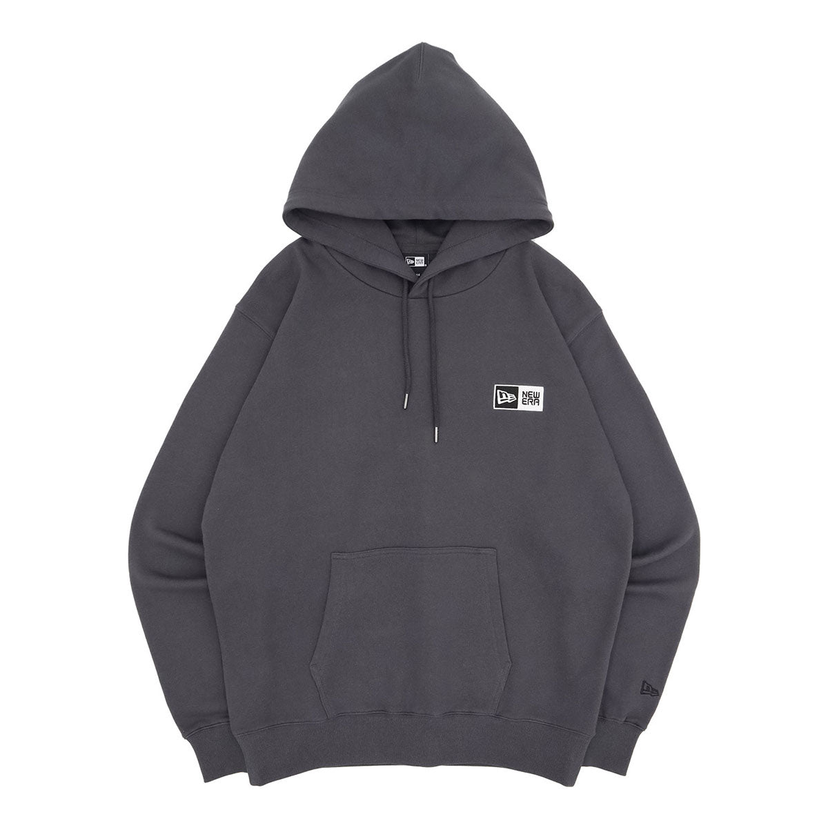 ニューエラ SWEAT PULLOVER HOODIE BOX LOGO グラファイト