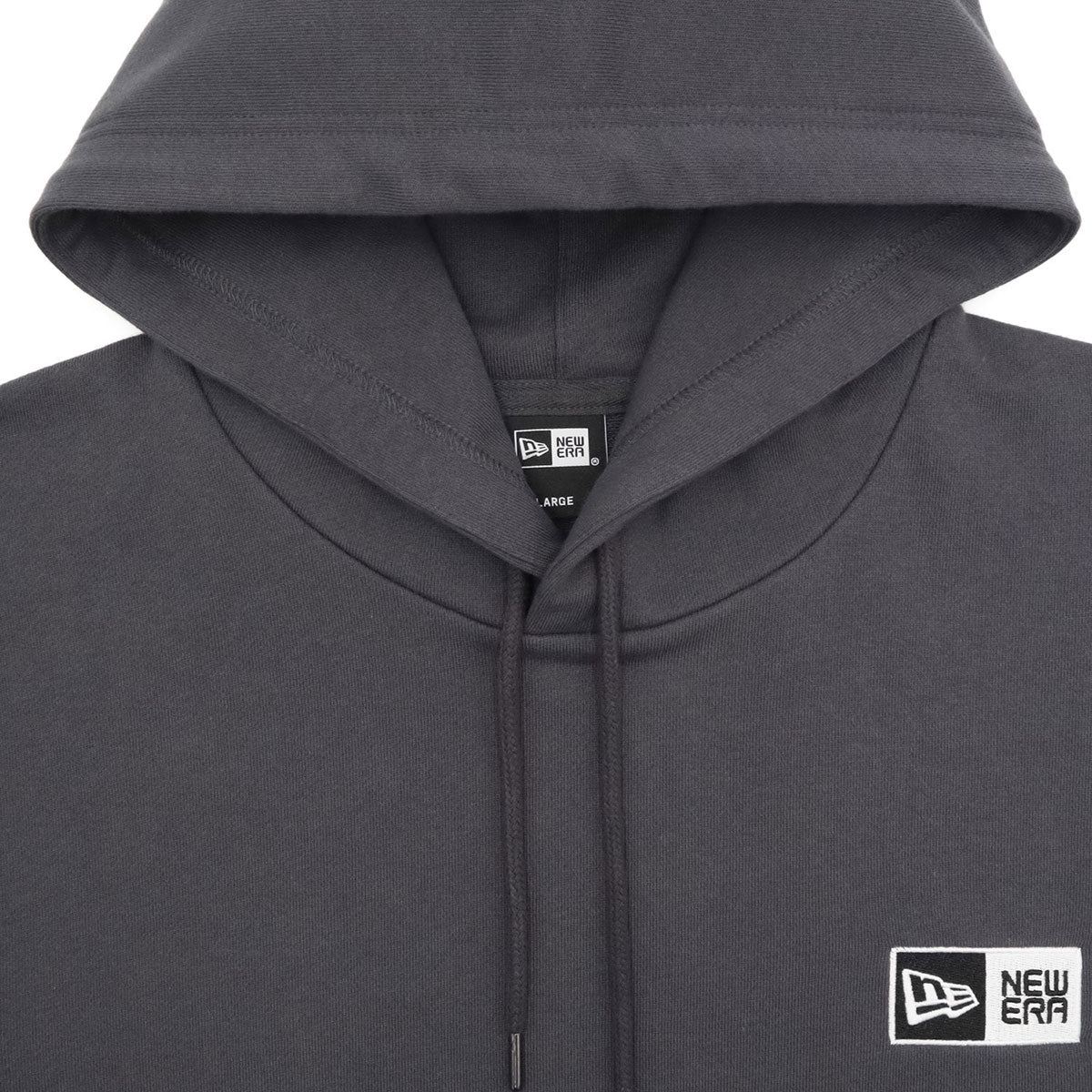 ニューエラ SWEAT PULLOVER HOODIE BOX LOGO グラファイト