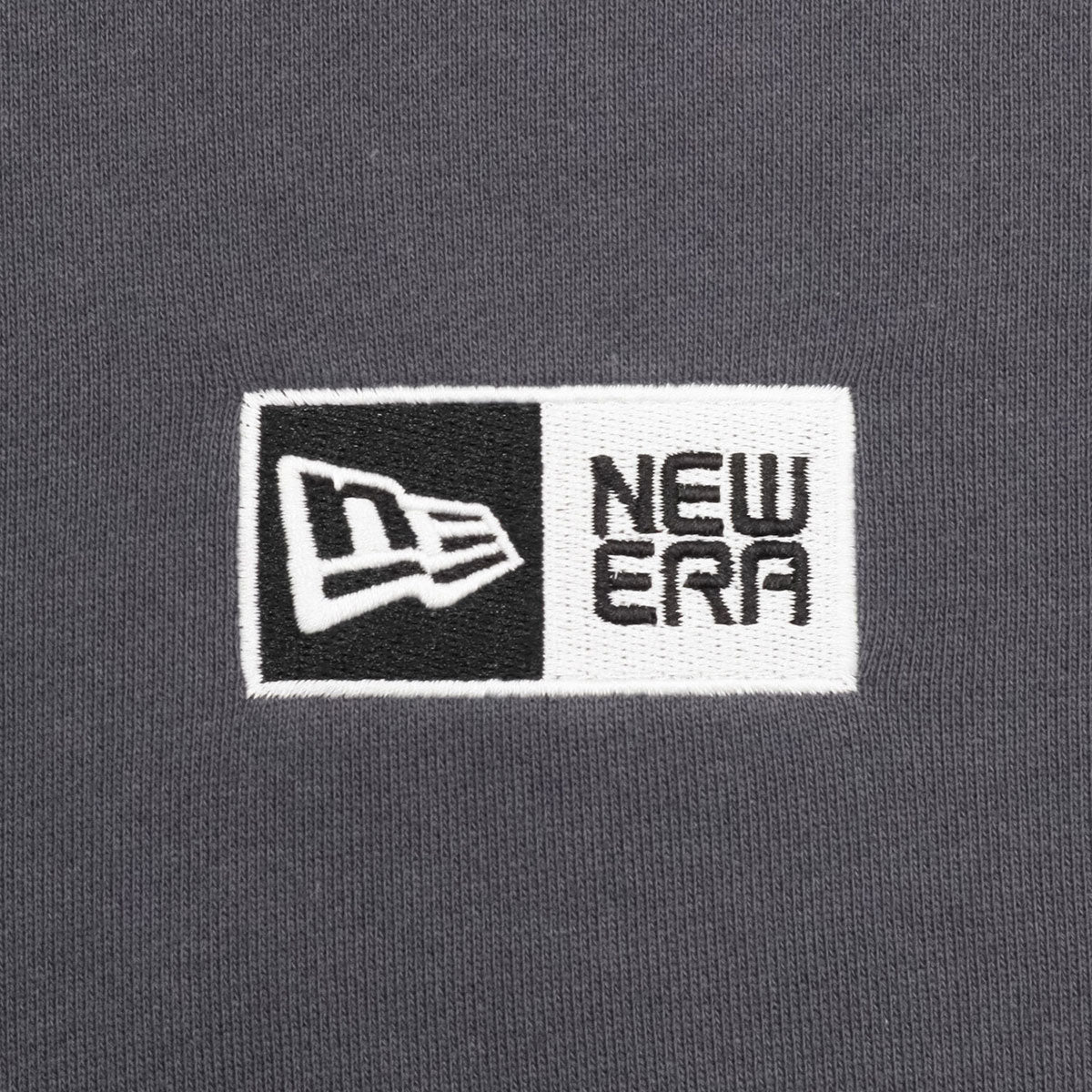 ニューエラ SWEAT PULLOVER HOODIE BOX LOGO グラファイト