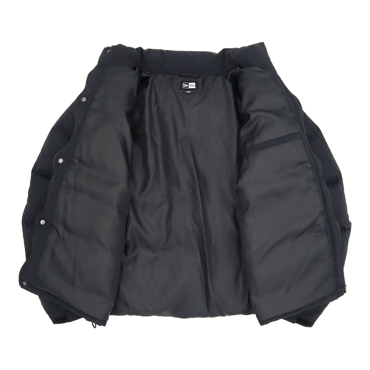 ニューエラ DOWN JACKET BOX LOGO ブラック