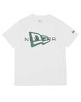 ニューエラ YOUTH S/S TECH TEE ホワイト/ダークグリーン