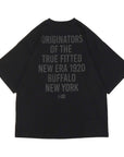 ニューエラ S/S OVERSIZED COTTON TEE 24 TYPOGRAPHY ブラック