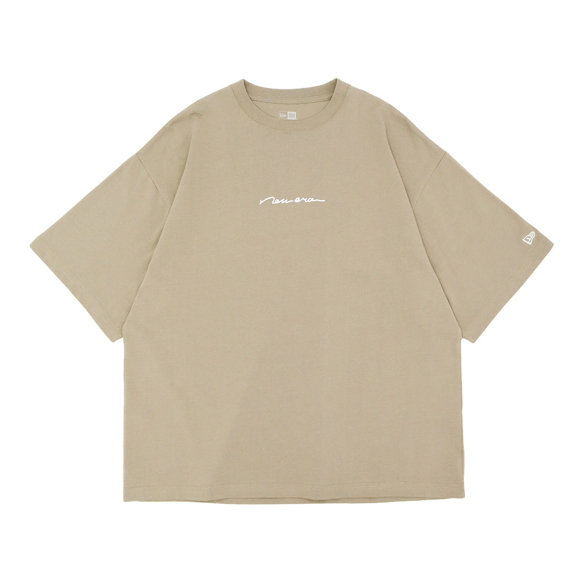 ニューエラ S/S OVERSIZED COTTON TEE 24 HANDWRITTEN LOGO ぺブル
