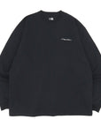 ニューエラ L/S OVERSIZED COTTON TEE 23 HANDWRITTEN LOGO ブラック