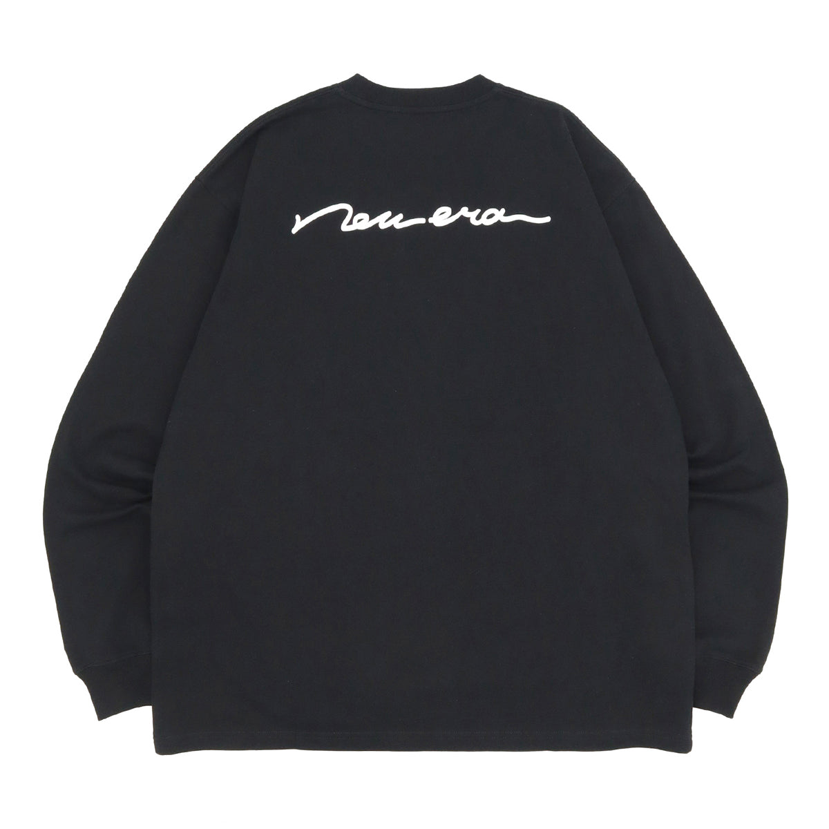 ニューエラ L/S OVERSIZED COTTON TEE 23 HANDWRITTEN LOGO ブラック