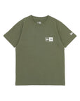 ニューエラ YOUTH S/S COTTON TEE BOX LOGO ニューオリーブ
