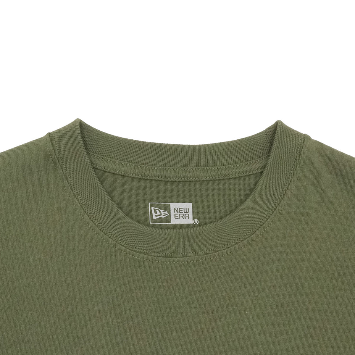 ニューエラ YOUTH S/S COTTON TEE BOX LOGO ニューオリーブ