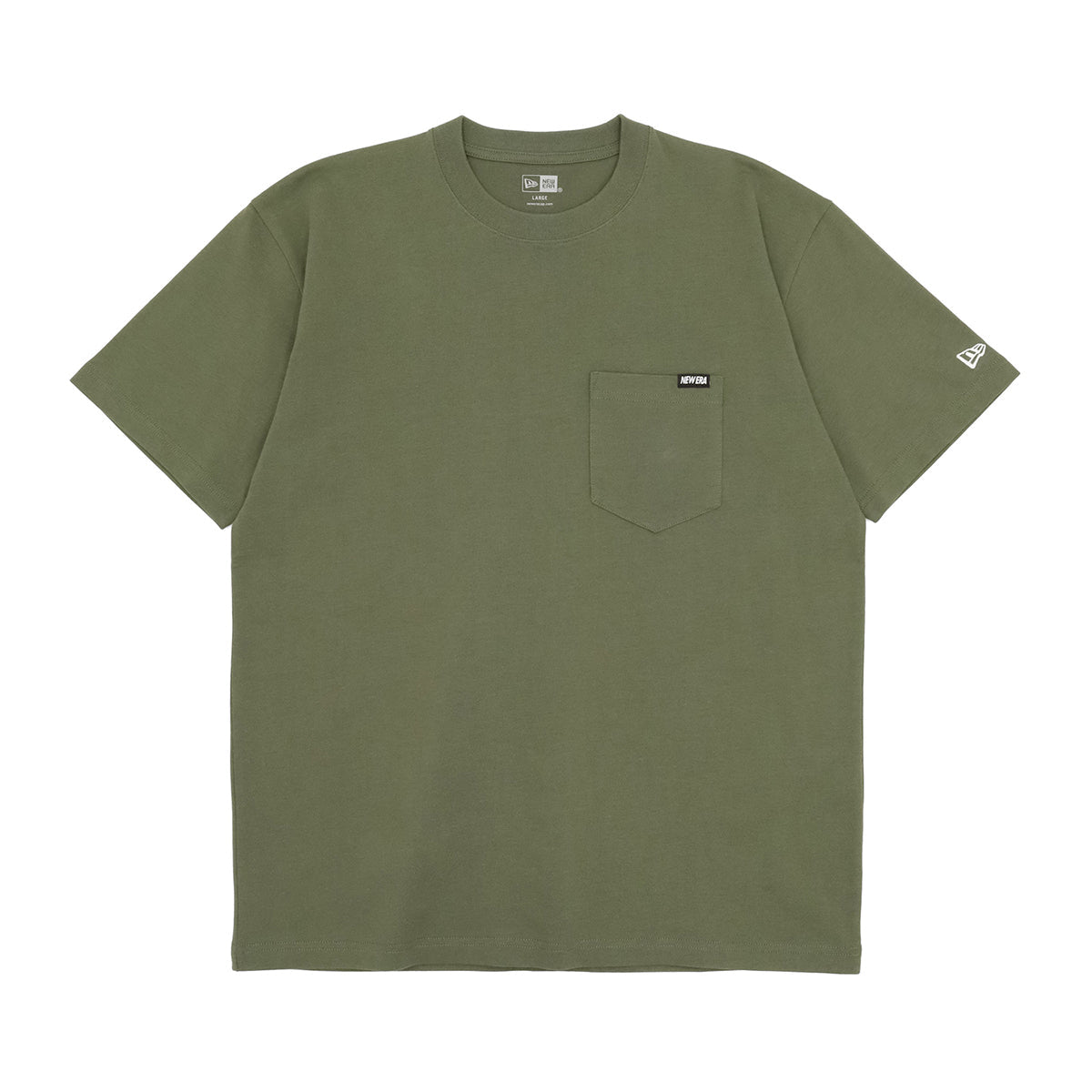 ニューエラ S/S COTTON TEE ニューオリーブ