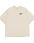 ニューエラ S/S OVERSIZED COTTON TEE 24 TYPOGRAPHY ストーン
