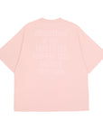 ニューエラ S/S OVERSIZED COTTON TEE 24 TYPOGRAPHY ピンクルージュ