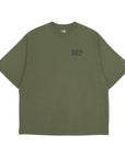 ニューエラ S/S OVERSIZED COTTON TEE 24 TYPOGRAPHY ニューオリーブ