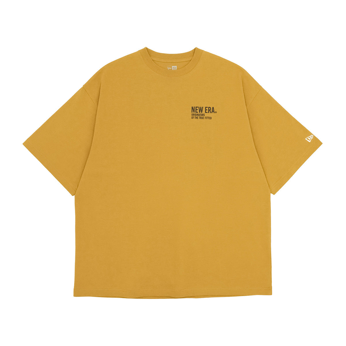 ニューエラ S/S OVERSIZED COTTON TEE 24 TYPOGRAPHY ブラッシュドブロンズ