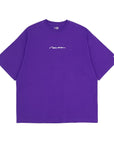 ニューエラ S/S OVERSIZED COTTON TEE 24 HANDWRITTEN LOGO トゥルーパープル