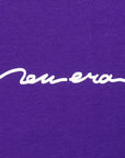 ニューエラ S/S OVERSIZED COTTON TEE 24 HANDWRITTEN LOGO トゥルーパープル