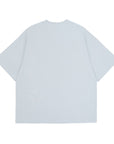 ニューエラ S/S OVERSIZED COTTON TEE 24 HANDWRITTEN LOGO スノーグレー