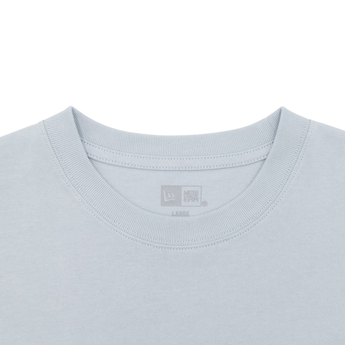 ニューエラ S/S OVERSIZED COTTON TEE 24 HANDWRITTEN LOGO スノーグレー