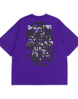 ニューエラ S/S OVERSIZED COTTON TEE 24 GRAFFITI トゥルーパープル/ブラック