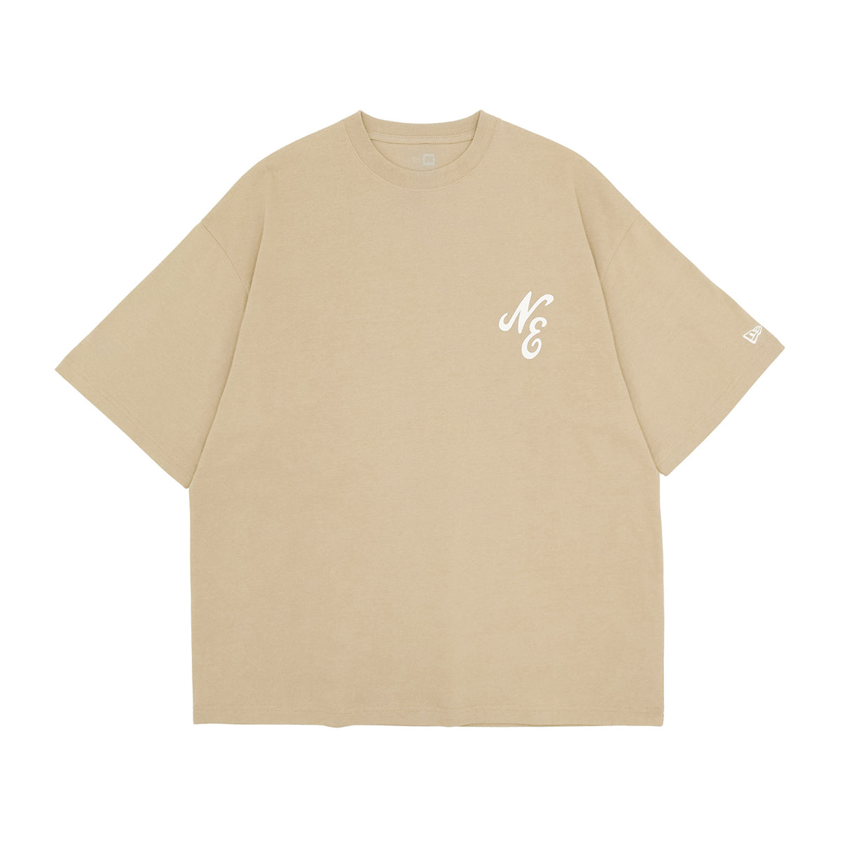 ニューエラ S/S OVERSIZED COTTON TEE CLASSIC NE キャメル