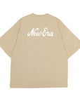 ニューエラ S/S OVERSIZED COTTON TEE CLASSIC NE キャメル
