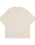 ニューエラ S/S OVERSIZED COTTON TEE 24 BOX LOGO ストーン/ホワイト