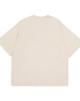 ニューエラ S/S OVERSIZED COTTON TEE 24 BOX LOGO ストーン/ホワイト