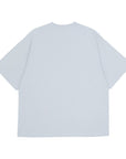 ニューエラ S/S OVERSIZED COTTON TEE BOX LOGO スノーグレー/ブラック