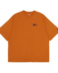 ニューエラ S/S OVERSIZED COTTON TEE 24 BOX LOGO ラストオレンジ/ブラック