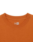 ニューエラ S/S OVERSIZED COTTON TEE 24 BOX LOGO ラストオレンジ/ブラック