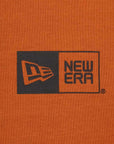 ニューエラ S/S OVERSIZED COTTON TEE 24 BOX LOGO ラストオレンジ/ブラック
