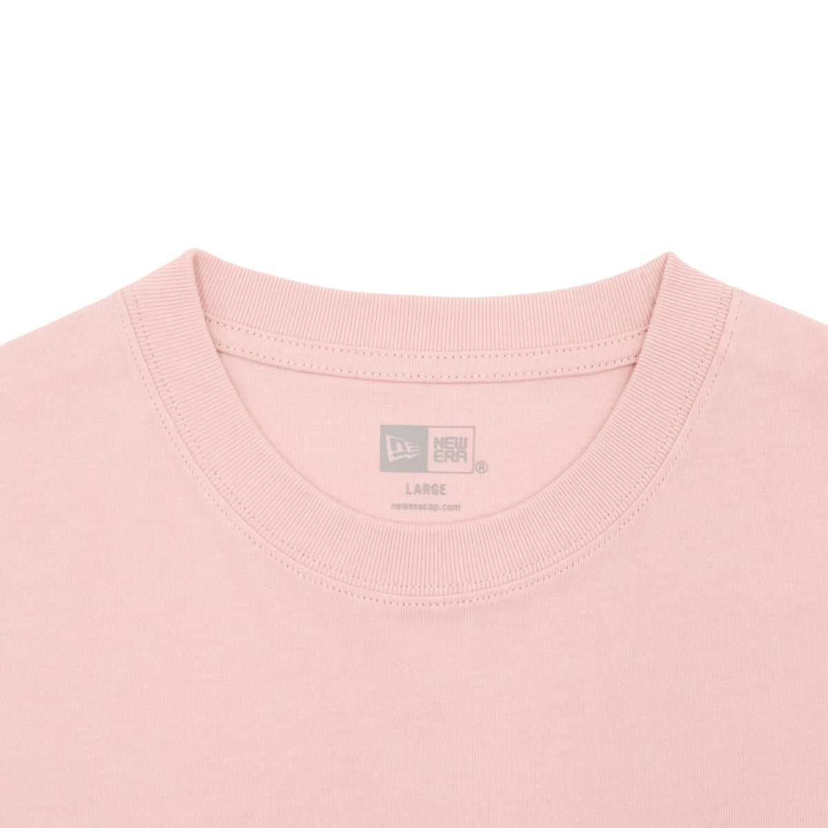 ニューエラ S/S OVERSIZED COTTON TEE 24 BOX LOGO ピンクルージュ/ホワイト