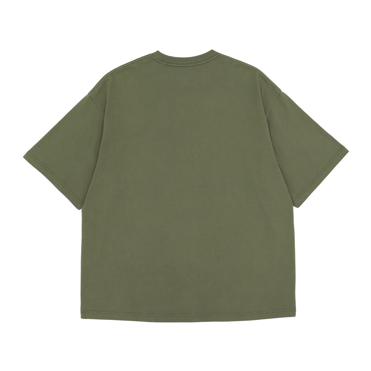 ニューエラ S/S OVERSIZED COTTON TEE 24 BOX LOGO ニューオリーブ/ホワイト