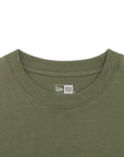 ニューエラ S/S OVERSIZED COTTON TEE 24 BOX LOGO ニューオリーブ/ホワイト