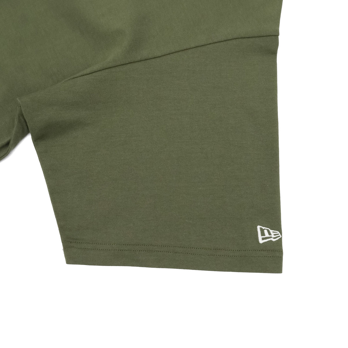 ニューエラ S/S OVERSIZED COTTON TEE 24 BOX LOGO ニューオリーブ/ホワイト