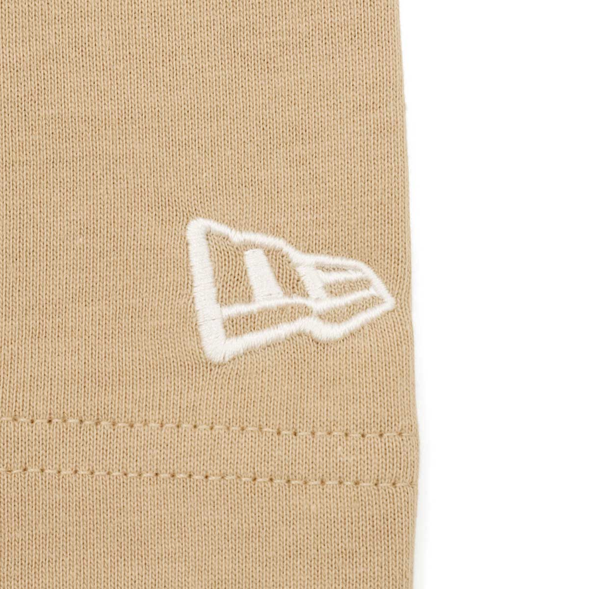 ニューエラ S/S OVERSIZED COTTON TEE 24 BOX LOGO キャメル/ホワイト