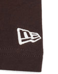 ニューエラ S/S OVERSIZED COTTON TEE 24 BOX LOGO バーントウッド/ホワイト