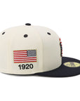 ニューエラ 59FIFTY SIDE PATCH 2-TONE UNDER VISOR NYクローム