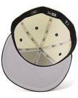 ニューエラ 59FIFTY SIDE PATCH 2-TONE UNDER VISOR NYクローム