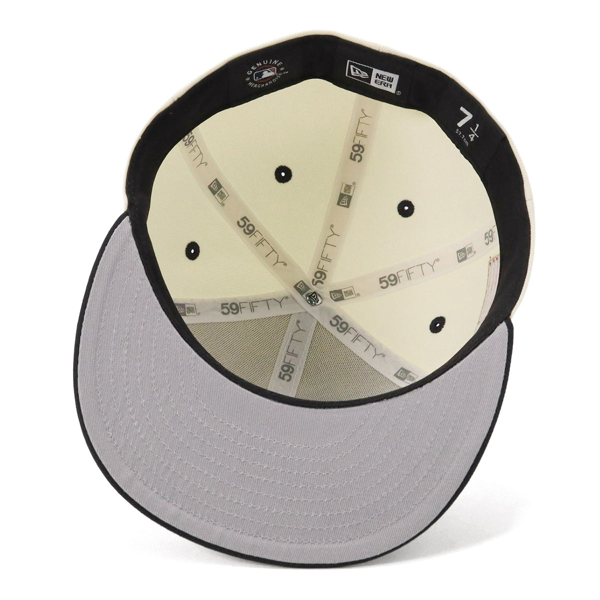 ニューエラ 59FIFTY SIDE PATCH 2-TONE UNDER VISOR LAクローム